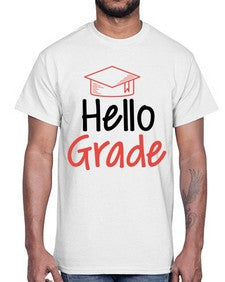 Hello Grade 296#- general school- Cotton Tee