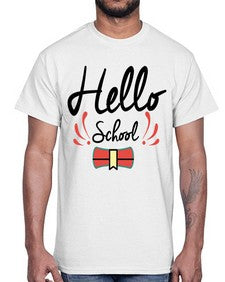Hello School 319#- general school- Cotton Tee