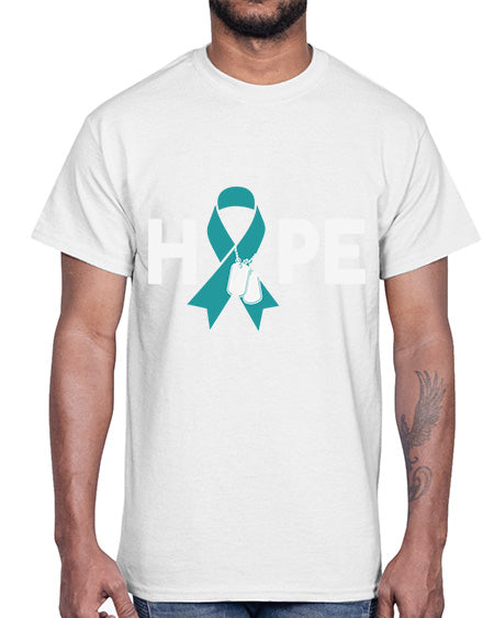 Hope PTSD Awareness Dog tag 21#- PTSD- Cotton Tee