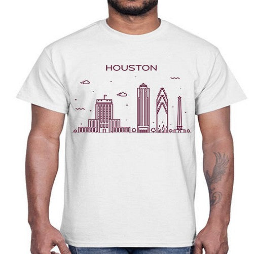Houston 908#- cities- Cotton Tee