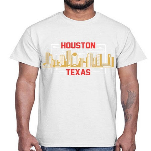 Houston 910#- cities- Cotton Tee