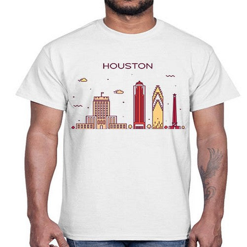 Houston 911#- cities- Cotton Tee