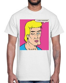 I Look Handsome 574#- art pop art- Cotton Tee