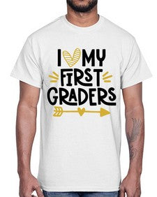 I Love My First 365#- first grade- Cotton Tee