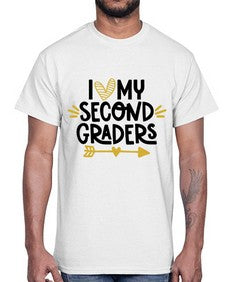 I Love My Second 367#- second grade- Cotton Tee