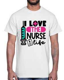 I Love The Nurse Life Style Style 901#- nurse- Cotton Tee