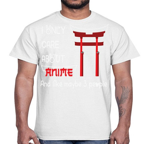 I Only Care About Anime Anime 240#- anime- Cotton Tee