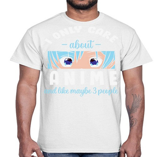 I Only Like People Anime Japanese 241#- anime- Cotton Tee