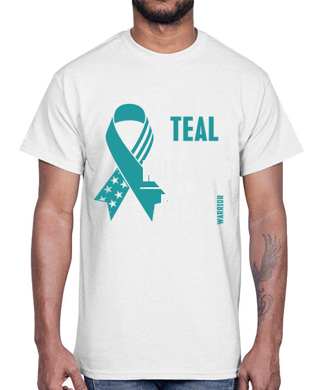I Wear Teal For My 18#- PTSD- Cotton Tee