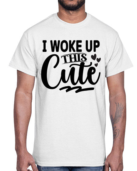 I Woke Up This Cute 348#- kids- Cotton Tee