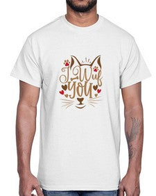 I Wuf You Style 16#- cats- Cotton Tee