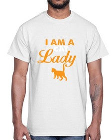 I am a cat lady- cats- Cotton Tee