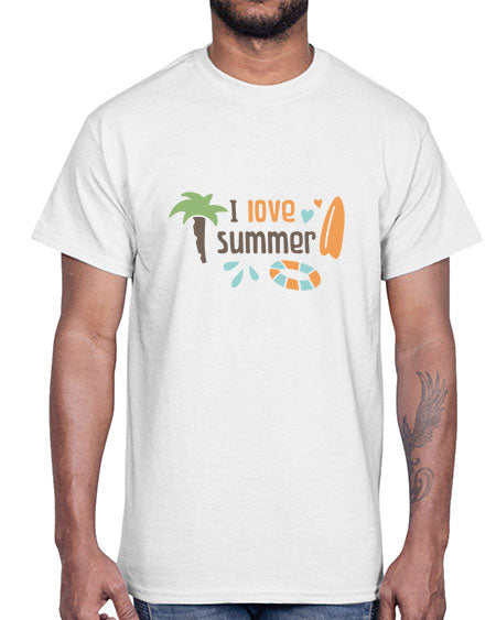 I love summer 91#- summer- Cotton Tee
