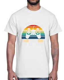 I paused my game to be here 38#- computer- Cotton Tee