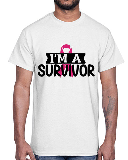Im a Survivor 17#- breast cancer- Cotton Tee