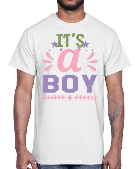 Its a boy Style 131#- baby shower- Cotton Tee