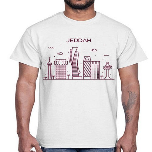 Jeddah 989#- cities- Cotton Tee
