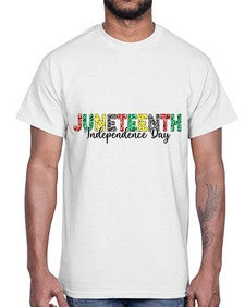 Juneteenth Independence Day 37#- black juneteenth- Cotton Tee