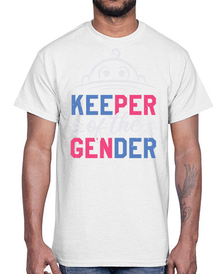 Keeper of the gender Style 135#- baby shower- Cotton Tee