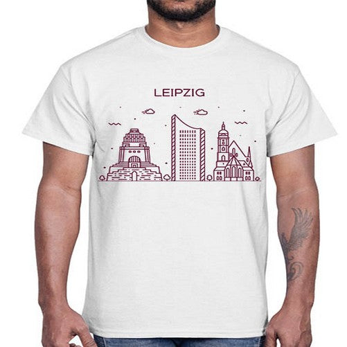 Leipzig 1126#- cities- Cotton Tee