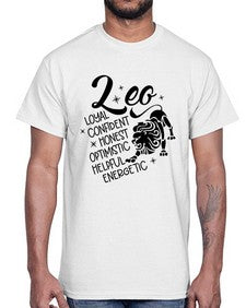 Leo 282#- leo- Cotton Tee