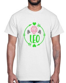 Leo 283#- leo- Cotton Tee