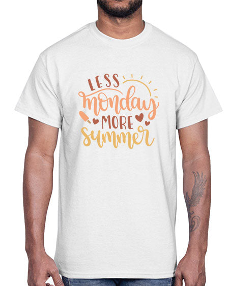 Less monday more summer 90#- summer- Cotton Tee