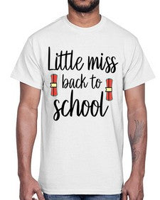 Little miss back to school 478#- general school- Cotton Tee