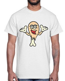 Lonesome chick 160#- cartoon food- Cotton Tee