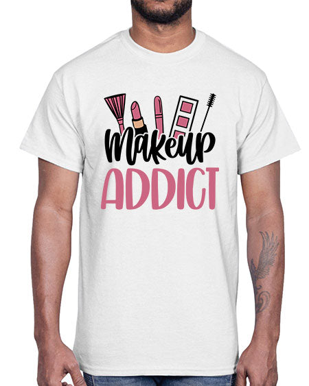 Makeup Addict Style 55#-makeup Cotton Tee