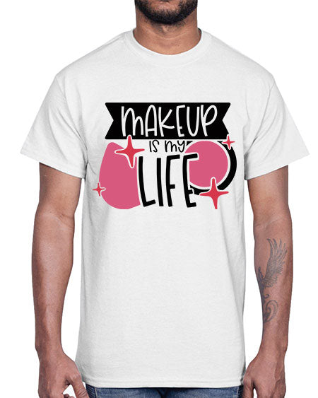 Makeup Is My Life Style 45#-makeup Cotton Tee