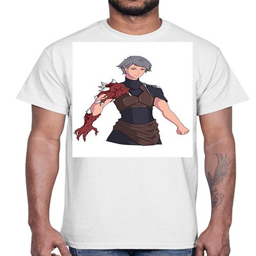 Man has parasite on hand 14#- anime- Cotton Tee