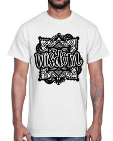 Mandala Wisdom 765#- mandala- Cotton Tee