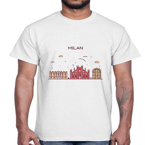 Milan 1297#- cities- Cotton Tee