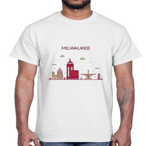 Milwaukee 1303#- cities- Cotton Tee