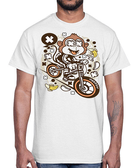 Monkey Downhill- monkey- Cotton Tee