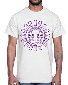 Moody sunflower 184#- cartoon general- Cotton Tee