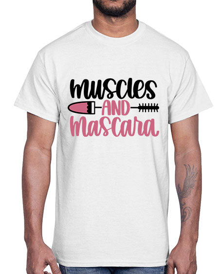 Muscles And Mascara Style 35#-makeup Cotton Tee
