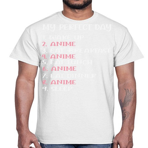 My Perfect Day Funny Kawaii Anime 269#- anime- Cotton Tee