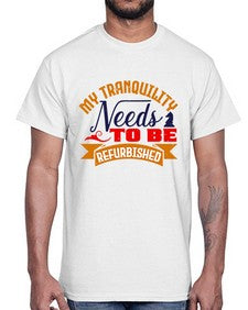 My tranquility needs to be refurbished 140#- chess- Cotton Tee