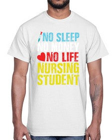 No Sleep Style 314#- nurse- Cotton Tee