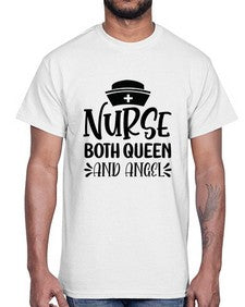Nurse both queen and angel 1151#- nurse- Cotton Tee