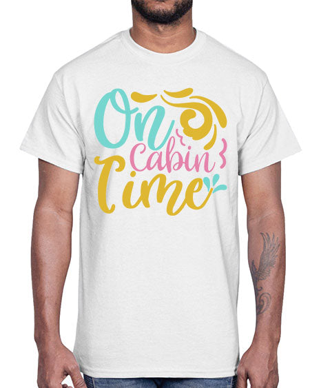 ON CABIN TIME Style 59#- summer- Cotton Tee
