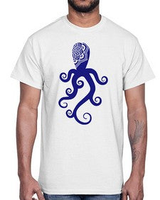 OctopusMandalaPNG 960#- mandala- Cotton Tee