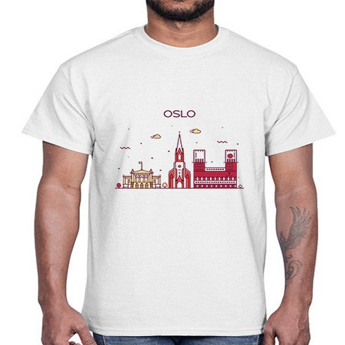 Oslo 1554#- cities- Cotton Tee