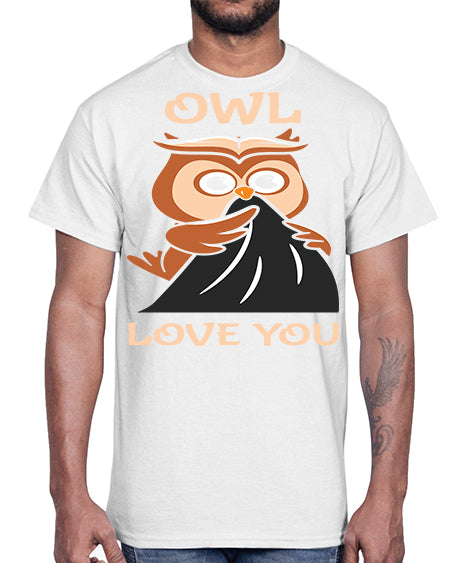 Owl Love You A TurtleRabbit 12#- owl- Cotton Tee