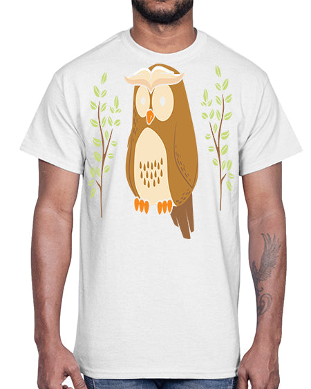 Owl of Athena Long Sleeve A TurtleRabbit 14#- owl- Cotton Tee