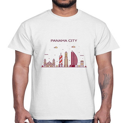 PanamaCity 1573#- cities- Cotton Tee