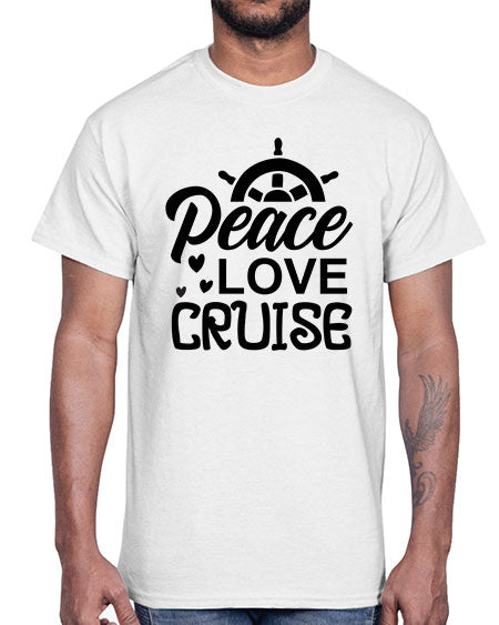 Peace love cruise 01#- summer- Cotton Tee