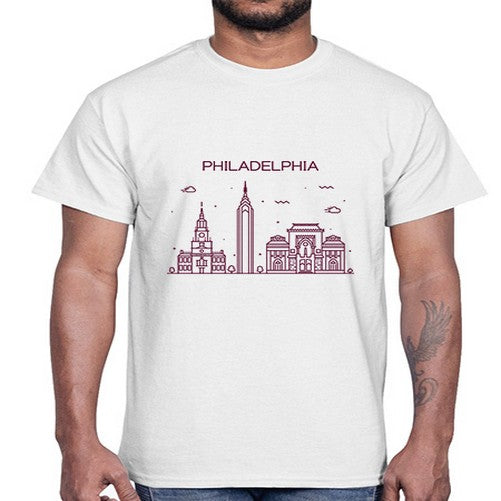 Philadelphia 1602#- cities- Cotton Tee